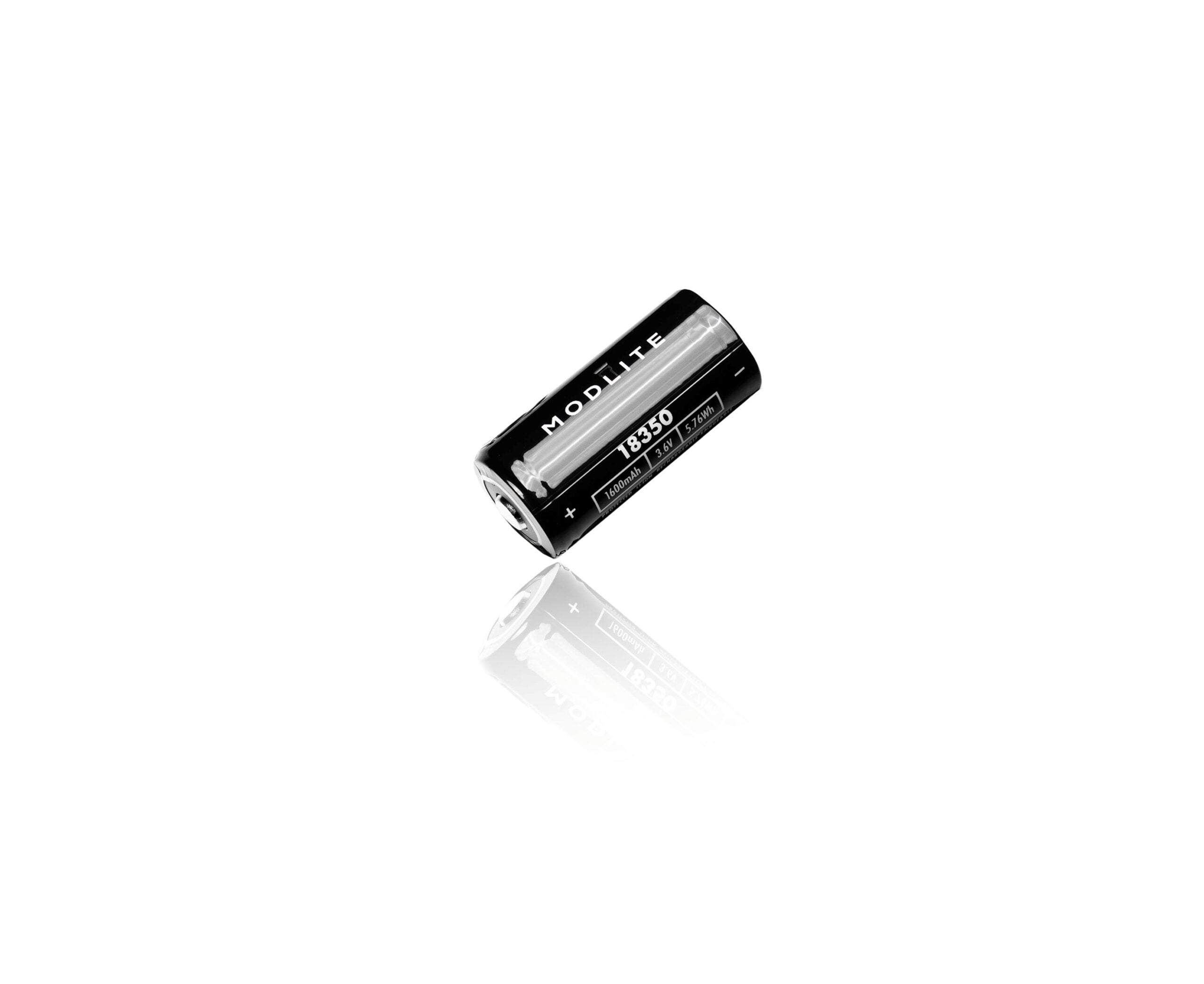 Modlite 18350 1600mAh Protected Button Top Batteries - 2 Pack - Image 2