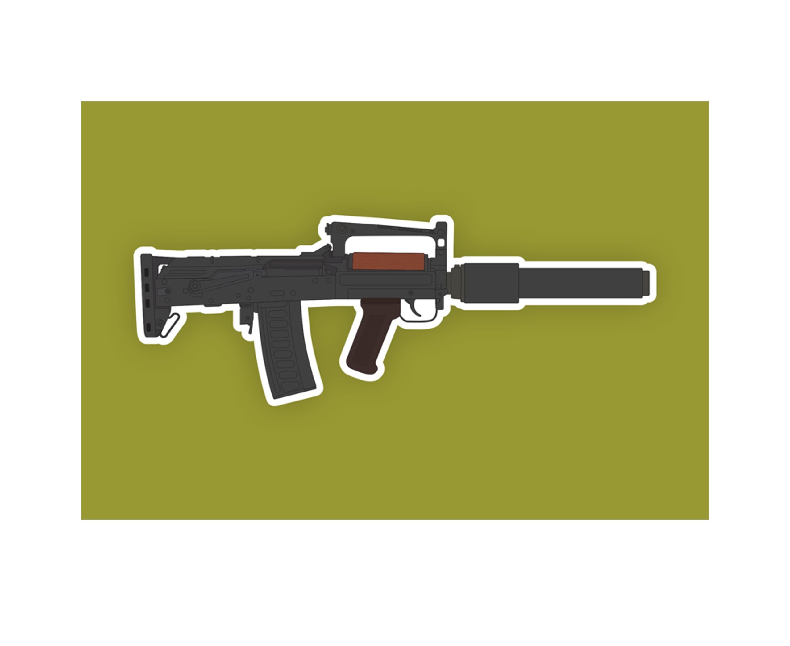 Kitfox Groza Sticker