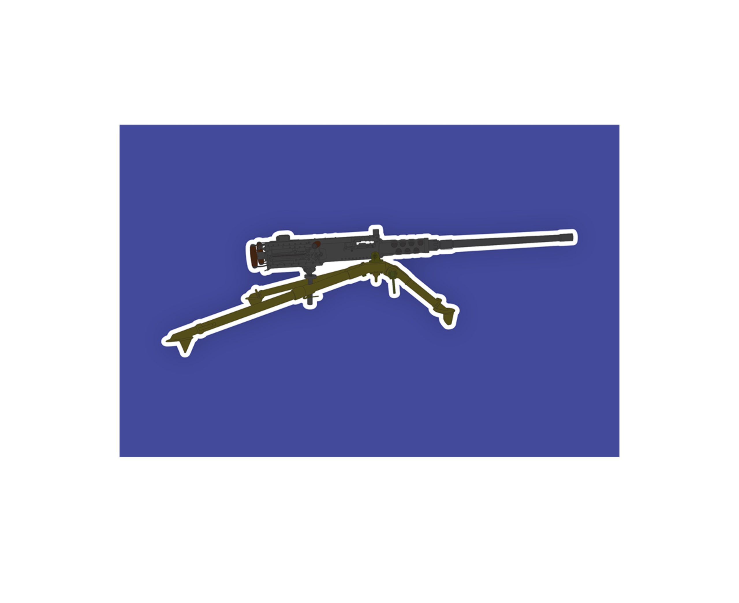 Kitfox M2 Browning Sticker