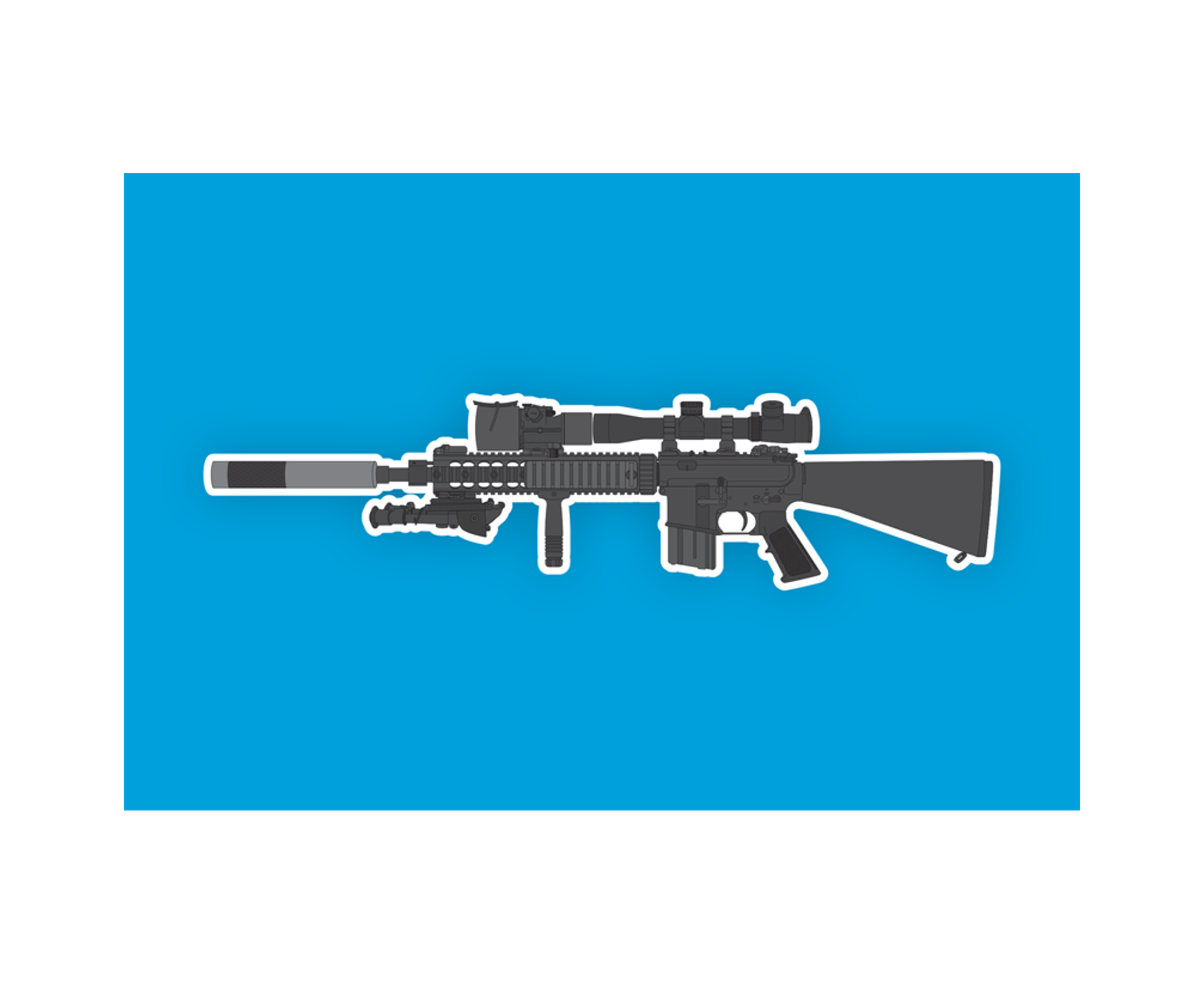 Kitfox MK12 MOD1 NV Sticker
