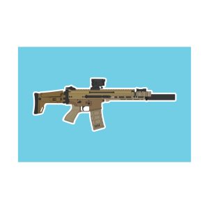 Kitfox Shorty SCAR-16 Sticker
