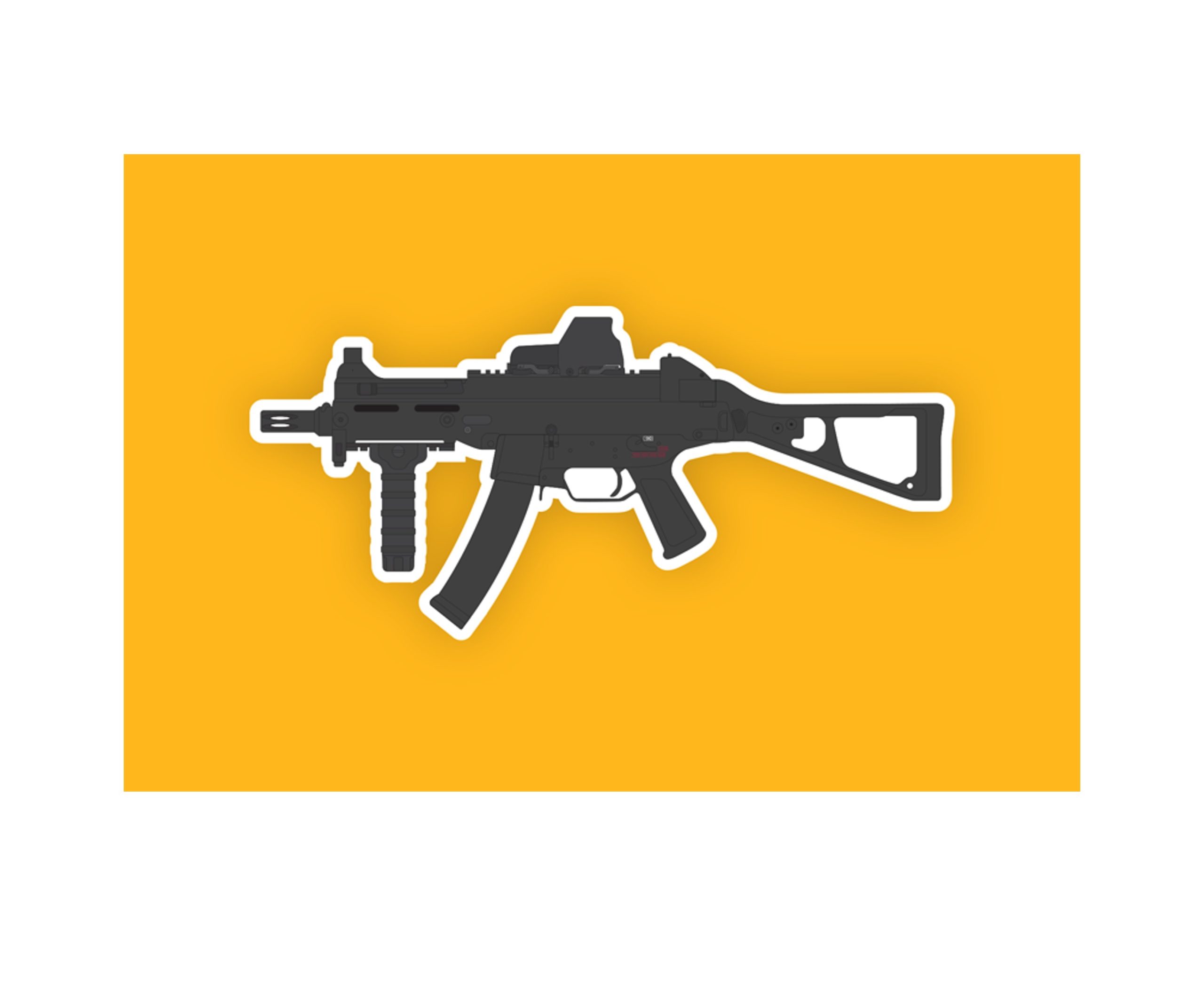 Kitfox UMP-9 Sticker
