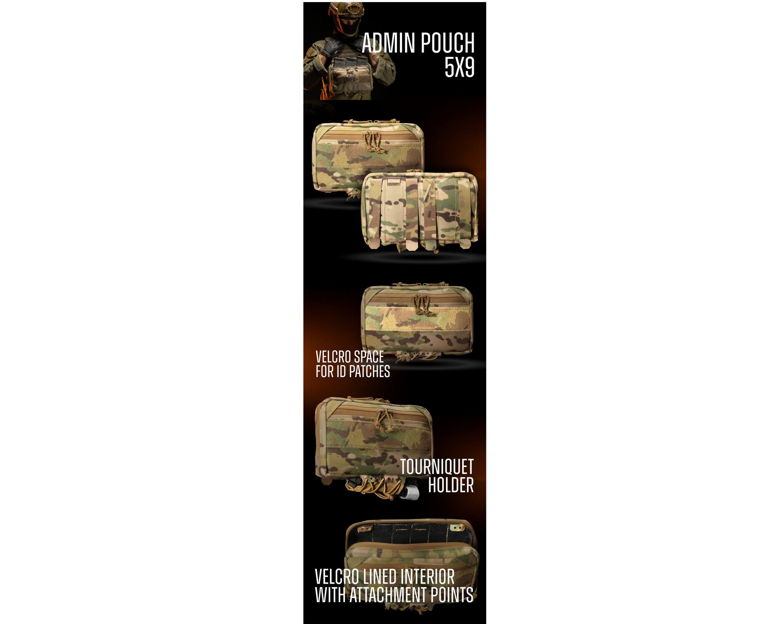 Carcajou Tactical Admin Pouch 5x9 - Image 7