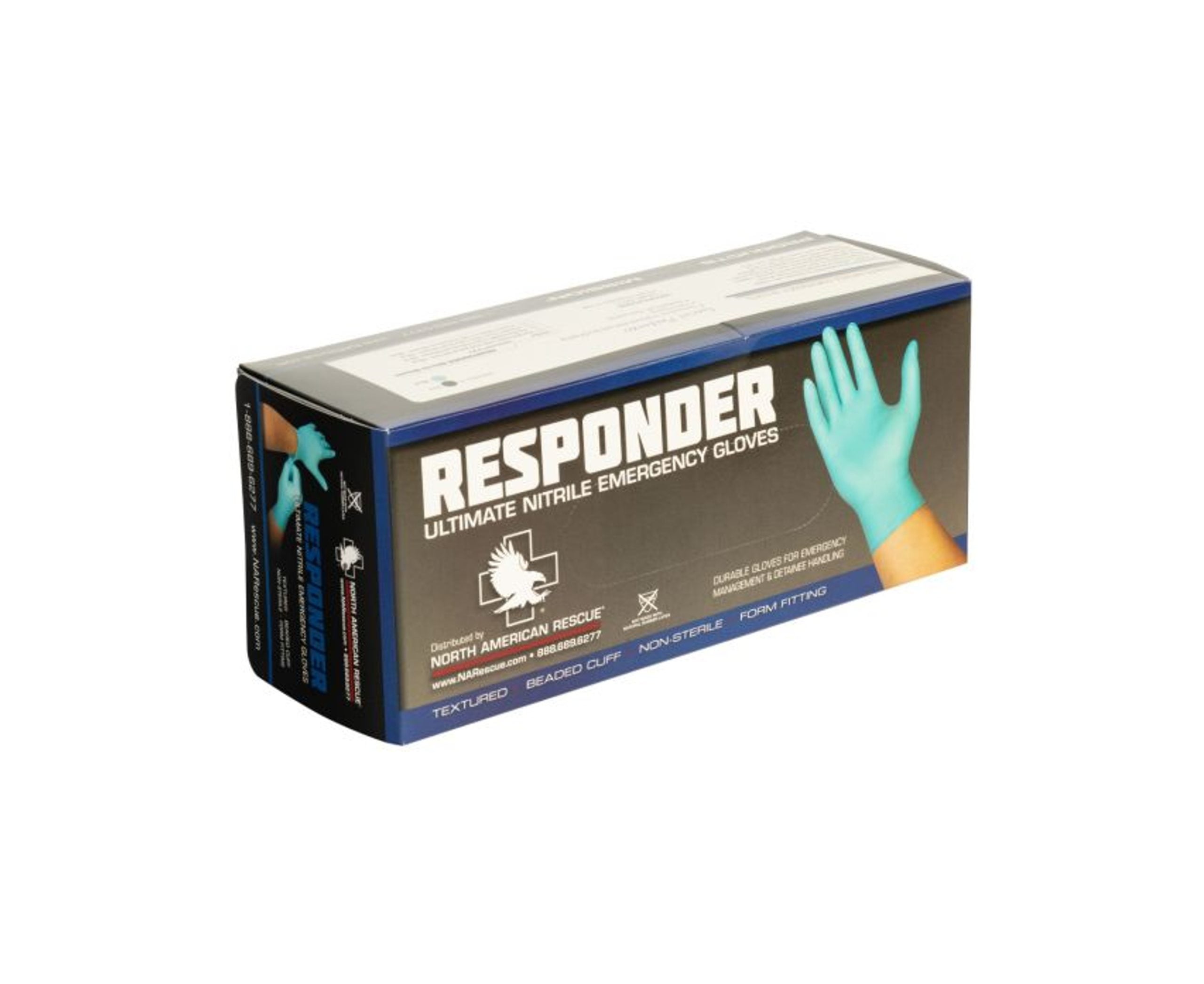 NAR Responder Nitrile Gloves - Blue