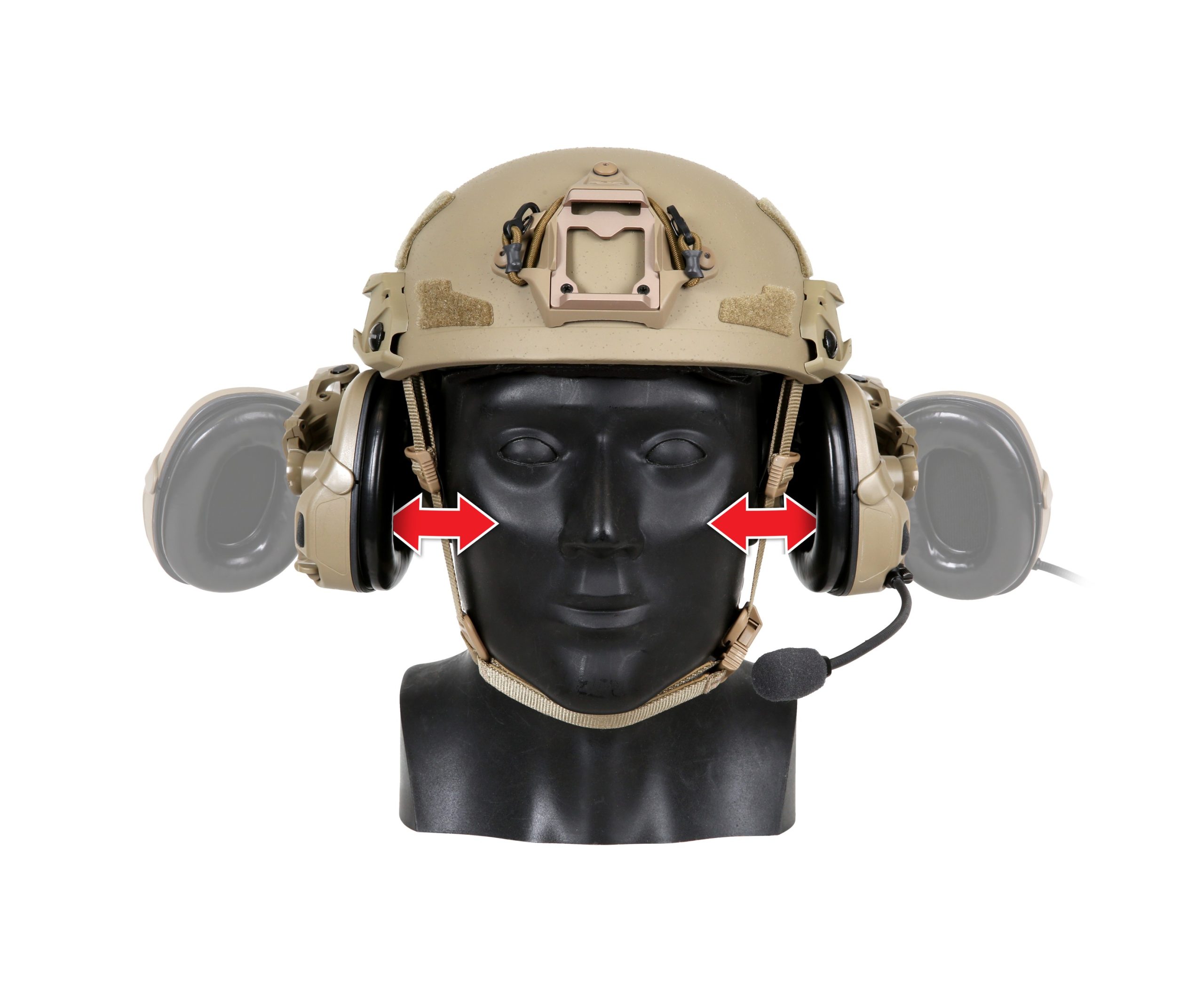 Ops-Core AMP Helmet Rail Mount Kit with Vent Mode - Operationally