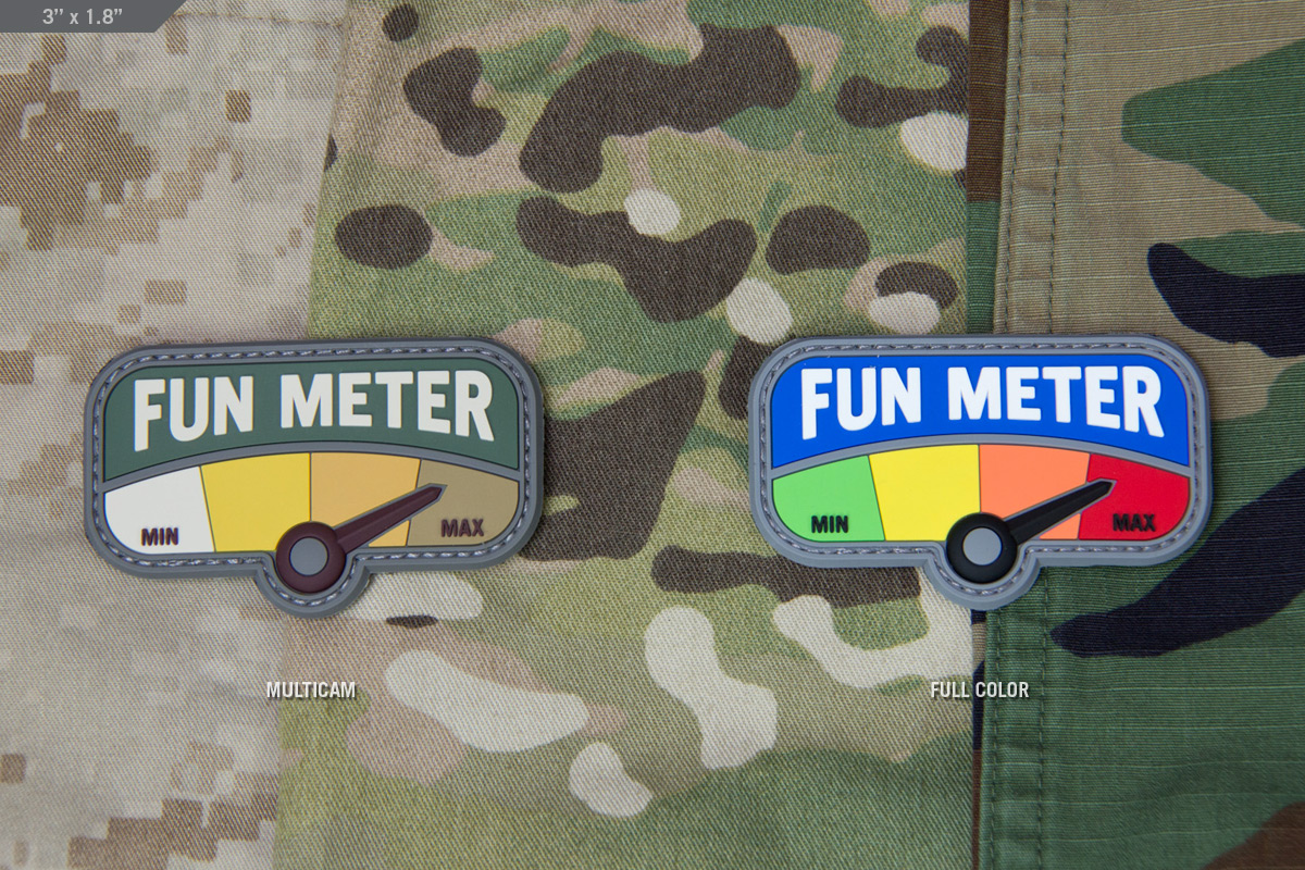Clearance Mil-Spec Monkey Fun Meter 3in PVC Morale Patch