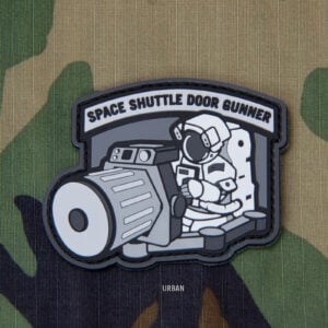 Clearance Mil-Spec Monkey Space Shuttle Doorgunner PVC Morale Patch